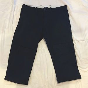 J crew slim fit 32w 32L mens black pants.